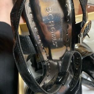 Bcbg black sandals